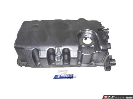 ES#4151128 - 06A103603H - Oil Pan - with oil sensor opening - Includes oil drain plug - Rein - Volkswagen