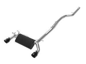 ES#4158540 - 49-36347-B - MACH Force-Xp Cat-Back Exhaust System - Black Tips - Increase your BMW's exhaust flow and power! - AFE - BMW