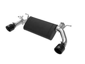 ES#4158544 - 49-36348-B - MACH Force-Xp Axle-Back Exhaust System - Black Tips - Increase your BMW's exhaust flow and power! - AFE - BMW