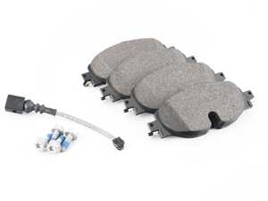 ES#4147544 - 8V0698151G - Front Brake Pad Set - Composite pads that are a great solution for your daily driver. - ATE - Audi Volkswagen