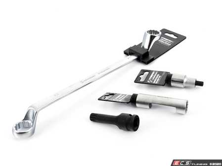 ES#4141957 - is-12m14KT - Front / Rear Suspension Tool Kit - Includes M14 triple square socket, strut spreader socket, 21 X 22 MM Strut Wrench and 16mm rear shock socket - Schwaben - 