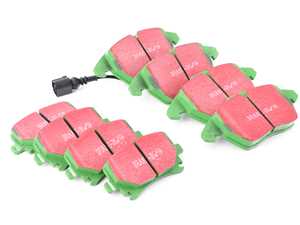 ES#3690972 - dp21517ktKT3 - Front & Rear Brake Pad Kit - EBC GreenStuff - Mildly upgraded composite pad. - EBC - Volkswagen