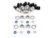 ES#3647843 - 06f906036a2KT - Fuel Injector Service Kit - Includes injectors, o-rings, and retaining clips for a complete replacement - Assembled By ECS - Audi Volkswagen