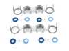 ES#3647843 - 06f906036a2KT - Fuel Injector Service Kit - Includes injectors, o-rings, and retaining clips for a complete replacement - Assembled By ECS - Audi Volkswagen