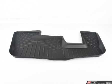 ES#2837600 - 441513 - Rear Third Row FloorLiner DigitalFit - Black - Laser measured for perfect fitment and ultimate protection against moisture and debris - WeatherTech - Audi