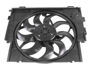 ES#4158957 - 17427640513 - Radiator Cooling Fan Assembly - Cooling fan that is mounted behind the radiator - Vemo - BMW