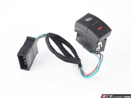 ES#2899169 - 4B19621075PR - Door Lock Switch - Left - Located in the front door panel - Vemo - Audi