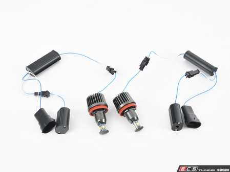 ES#2724203 - 003584ZIZ01A - H8 LED Angel Eye Bulb Set - Crisp, bright, modern lighting with plug & play installation - no error codes! - ZiZa - BMW