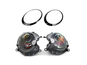 Xenon Headlight Titanium Gray 25 W And Black Line Trim - Set