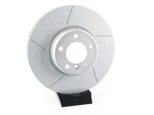 Cross-Drilled & Slotted Brake Rotor