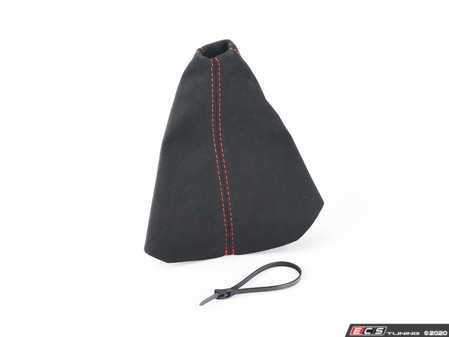 ES#3412423 - 5234-8E-202 - BFI Manual Alcantara Shift Boot - Red Stitching - Compliment your BFI shift knob with a custom shift boot made from the finest materials available - Black Forest Industries - Audi