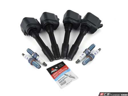 ES#4057131 - 121386433600KT2 - High Performance Ignition Service Kit - Includes coils, Brisk 1 stage colder plugs, and dielectric grease. Set of four. - Assembled By ECS - MINI
