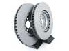 ES#4067242 - 4H0615301KT - Front Brake Service Kit - Featuring Zimmerman rotors and Akebono pads with wear sensors - Assembled By ECS - Audi