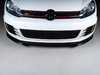 ES#4001265 - 028749ECS01-02KT -  VW MK6 GTI Front Lip Spoiler - Textured Black - In-house engineered to upgrade your exterior styling - ECS - Volkswagen