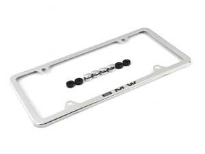 ES#2818151 - 82120042709 - LASER SLIMLINE PLATE - POLIS  - Genuine BMW - BMW