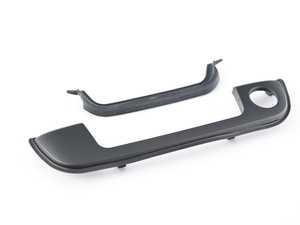 ES#4158963 - 51218122442KT2 - Door Handle Trim - Front left and right Set With Gaskets - Is your gasket around the door handle cracking or dry rotting? Replace your door handle trim - Assembled By ECS - BMW