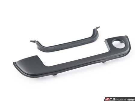 ES#4158963 - 51218122442KT2 - Door Handle Trim - Front left and right Set With Gaskets - Is your gasket around the door handle cracking or dry rotting? Replace your door handle trim - Assembled By ECS - BMW