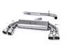 ES#4159464 - SSXVW408 - 3" Cat-Back Exhaust System - Non-Resonated - Get that Exhaust tone you've been looking for! Features 3" construction with quad polished GT-100 round tips. - Milltek Sport - Volkswagen