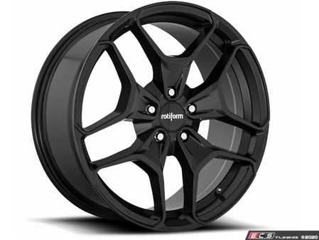 ES#4159539 - r171198543+45KT1 - 19" HUR - Set Of Four - (NO LONGER AVAILABLE) - 19x8.5, 5x112, ET45 - Matte Black Finish - Rotiform - 