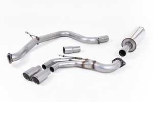 ES#4159551 - SSXVW339 - 3" Cat-Back Exhaust System - Resonated - Get that Exhaust tone you've been looking for! Features 3" construction with dual titanium tips. - Milltek Sport - Volkswagen