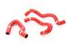 ES#2598865 - FMKCA4B8red - Silicone Coolant Hose Kit - Red - (NO LONGER AVAILABLE) - Replace your stock rubber hoses with silicone - Forge - 