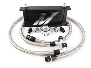 Universal Oil Cooler - 19 Row - Black