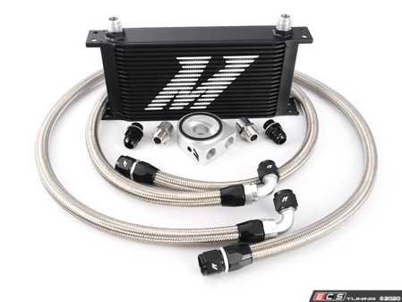 ES#2764102 - MM0CULBK - Universal Oil Cooler - 19 Row - Black - Serious engine oil cooling for the most demanding engines - Mishimoto - Audi BMW Volkswagen MINI