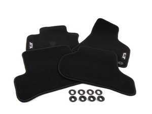 ES#1905651 - 1KM061370PWGK - Mojo Mat Set - Black - (NO LONGER AVAILABLE) - Premium textile mats from VW - Genuine Volkswagen Audi - 