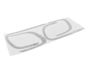 ES#4003686 - 51142468933 - John Cooper Work Bumper Highlighted Sticker Kit - Jet Black  - Add sticker accents to your front and rear bumper JCW - Genuine MINI - MINI