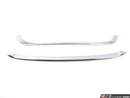 ES#4069681 - 51137149957KT - Upper & Lower Grille Trim Kit - Chrome  - (NO LONGER AVAILABLE) - Replace your stone chipped chrome on your MINI, For Stock Cooper - Genuine MINI - 