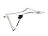 ES#3971018 - 1J3837461H - Power Window Regulator - Front Left - Includes metal mounting surface - Meyle - Volkswagen