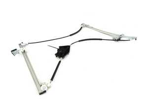 ES#3971018 - 1J3837461H - Power Window Regulator - Front Left - Includes metal mounting surface - Meyle - Volkswagen