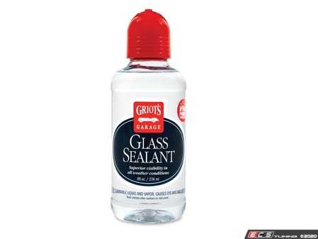ES#4164095 - 11033 - Glass Sealant - 8oz - This sealant dramatically increases your wet weather visibility making for a safer and much less stressful driving experience. - Griot's - Audi BMW Volkswagen Mercedes Benz MINI Porsche