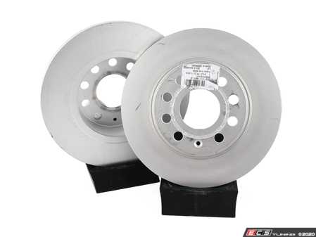 ES#4830547 - MK7145RBS2KT - Rear Brake Service Kit - Ultimate (272x10) - Genuine Rotors and Hardware Paired With EBC Redstuff Pads - Assembled By ECS - Volkswagen