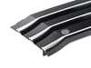 ES#2503184 - 4G8807287ET94 - Plate Filler - Glossy Black  - Replace the stock front license plate holder with this clean plate filler - Genuine Volkswagen Audi - Audi