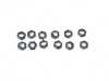 ES#3191963 - GR-MCP1-B - JCW Style Grille Set - Stock Bumper  - Gloss finish upper and lower mesh grille - ECS - MINI