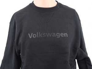 ES#4001709 - DRG002516BLKMD - Black Out Champion Sweatshirt - Medium - Black with Volkswagen word printed in black on front - Genuine Volkswagen Audi - Volkswagen