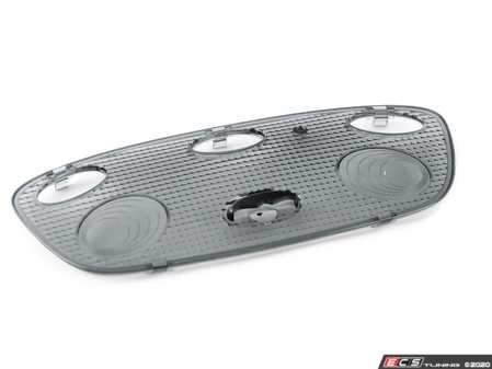 ES#1495031 - 99663215310 - Front Dome Light lens  - Mounts in the center of the headliner, oval shaped - Genuine Porsche - Porsche