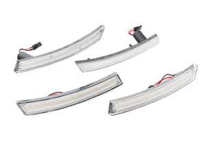 ES#4000104 - V-170133 - Clear Lens LED Side Market Set - Set Of 4 - Clear led bar version of the front single amber and rear red marker lights. - Vinstar - MINI