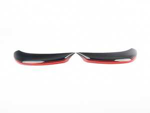 ES#4164400 - 51459813353sd - Genuine MINI JCW Center Column Decor Chili Red - Pair - *Scratch And Dent* - (NO LONGER AVAILABLE) - Located on the side of the center column : Left and Right - Scratch & Dent - 