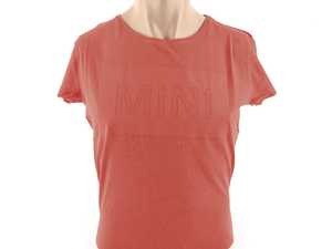 ES#3610028 - 80142454904 - MINI T-Shirt Women's Jersey Coral - XS - MINI Uppercase logo shirt - Genuine MINI - MINI