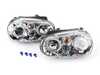 ES#3021492 - LHPGLF99TM - Projector Headlight Set - Chrome - With fog lights and angel eyes - Spec-D Tuning - Volkswagen