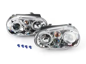 Projector Headlight Set - Chrome