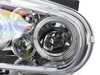 ES#3021492 - LHPGLF99TM - Projector Headlight Set - Chrome - With fog lights and angel eyes - Spec-D Tuning - Volkswagen