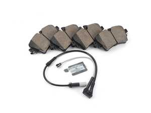 ES#3677486 - EUR1801A - Front Euro Ceramic Brake Pad Set EUR1801A - Restore the stopping power in your MINI, comes with front brake sensor - Akebono - MINI