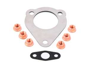 ES#4141966 - 04-10021-01 - Turbocharger Mounting Kit - Hardware and gaskets used for turbocharger mounting - Victor Reinz - Volkswagen