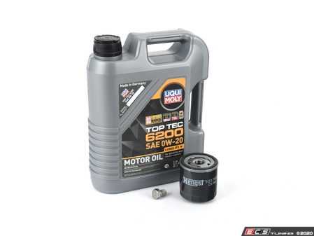 ES#4004338 - 20238KT - Oil Service Kit - Includes Hengst oil filter and Liqui Moly 0w-20 Top Tech 6200 oil - Assembled By ECS - Volkswagen