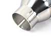 ES#3658933 - TPK0004 - Single-Walled Exhaust Tips - Polished Silver - Pair of slash-cut single-walled 4 exhaust tips with 2.5" inlets - APR - Audi Volkswagen Porsche