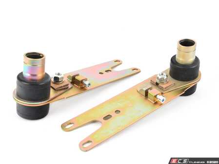 ES#3603906 - S-08019 - Rennline EZ-Adjust Rear Spring Plates - Pair - Adjustable rear spring plates with pre-installed HD bushings - Rennline - Porsche