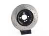 ES#3222775 - 128.34114L - Cross-Drilled Brake Rotor - Front 12.44" (316x22) - This design removes performance robbing outgas and material dust caused by braking - StopTech - MINI